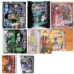 Monster High~Draculaura/Clawd Wolf/DEUCE GORGON/Heath Burns/JGIL WEBBER/JACKSON